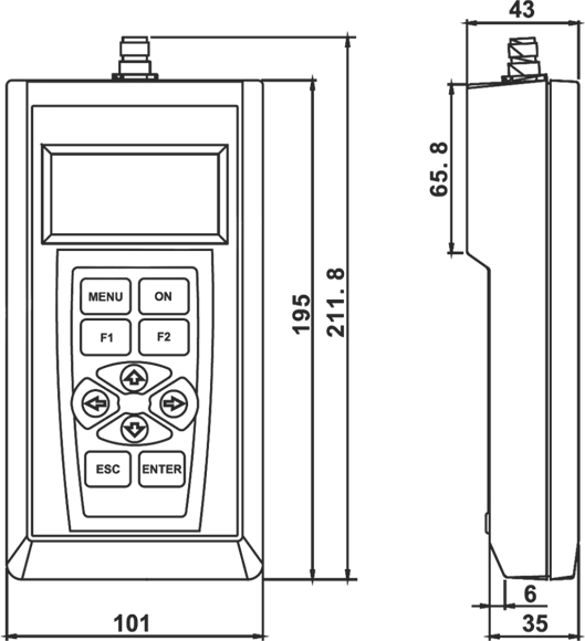 delta testers beacon tester 406 02 dimensions