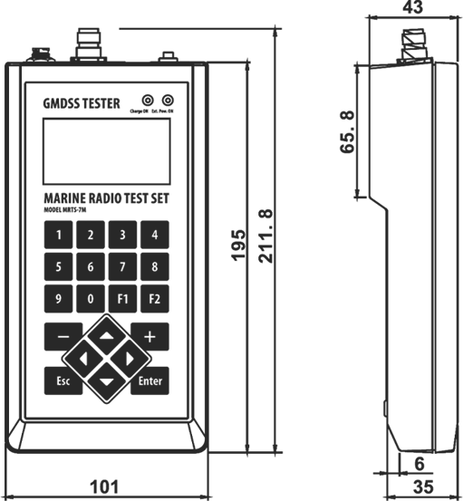 delta testers gmdss multi tester mrts 7m dimensions